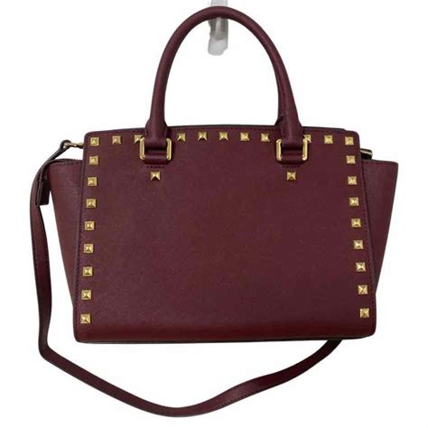 selma medium michael kors maroon|Michael Kors selma medium satchel.